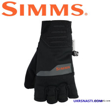 Перчатки Simms Windstopper Half Finger Glove Black